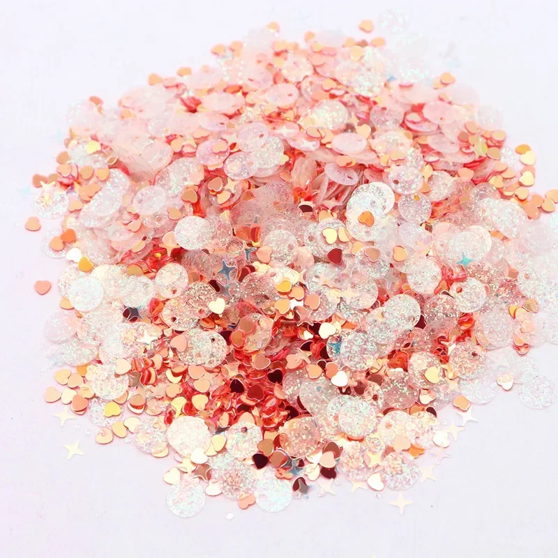 Glitter paillettes Mix Star Heart paillettes sciolte per Shaker Card Nail Art Scrapbook decorazione trucco coriandoli