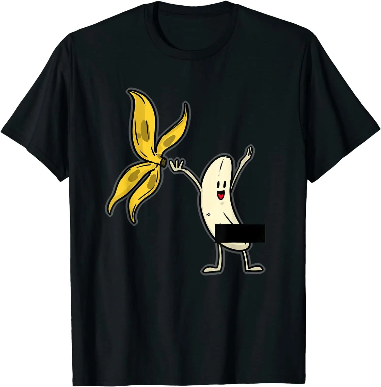 NEW LIMITED Funny Banana Censor Premium Gift Idea Tee T-Shirt Size S-3XL