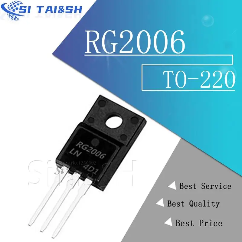 10pcs RG2006 TO-220F RG2006LN TO220 600V 20A new original