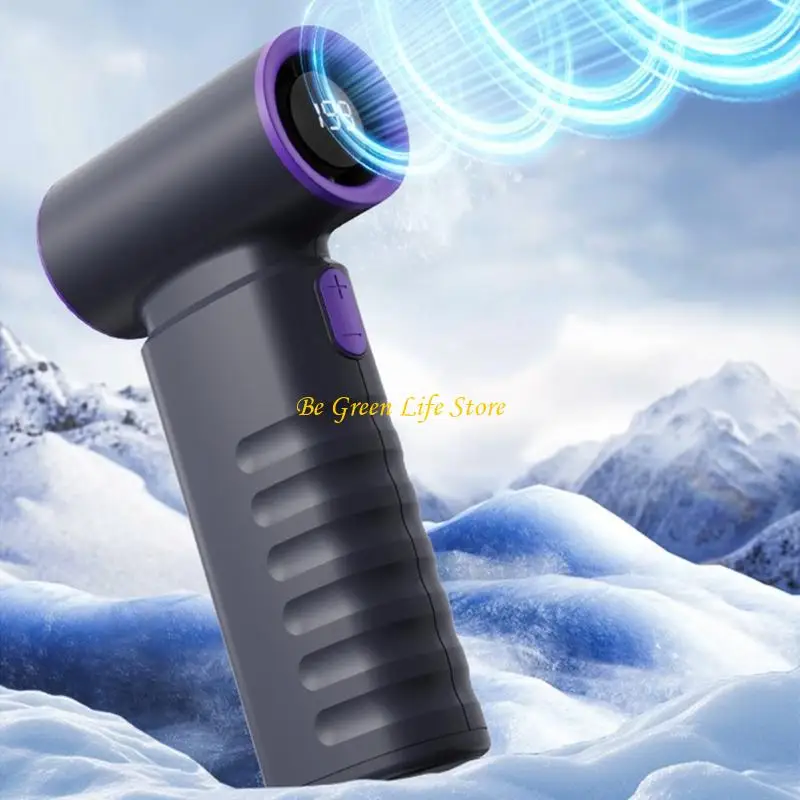 M7DF poderoso ventilador portátil con 199 velocidad velocidad USB C Carga ABS+PC Construcción adecuada para acampar Sports