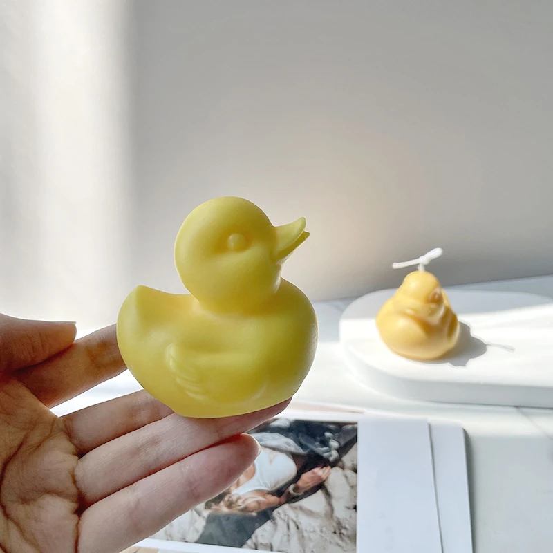 

Silicone 3D Duck Candle Mold for DIY Aromatherapy Plaster Crystal Resin Crafts Mould Supplies for Creative Home Decoration