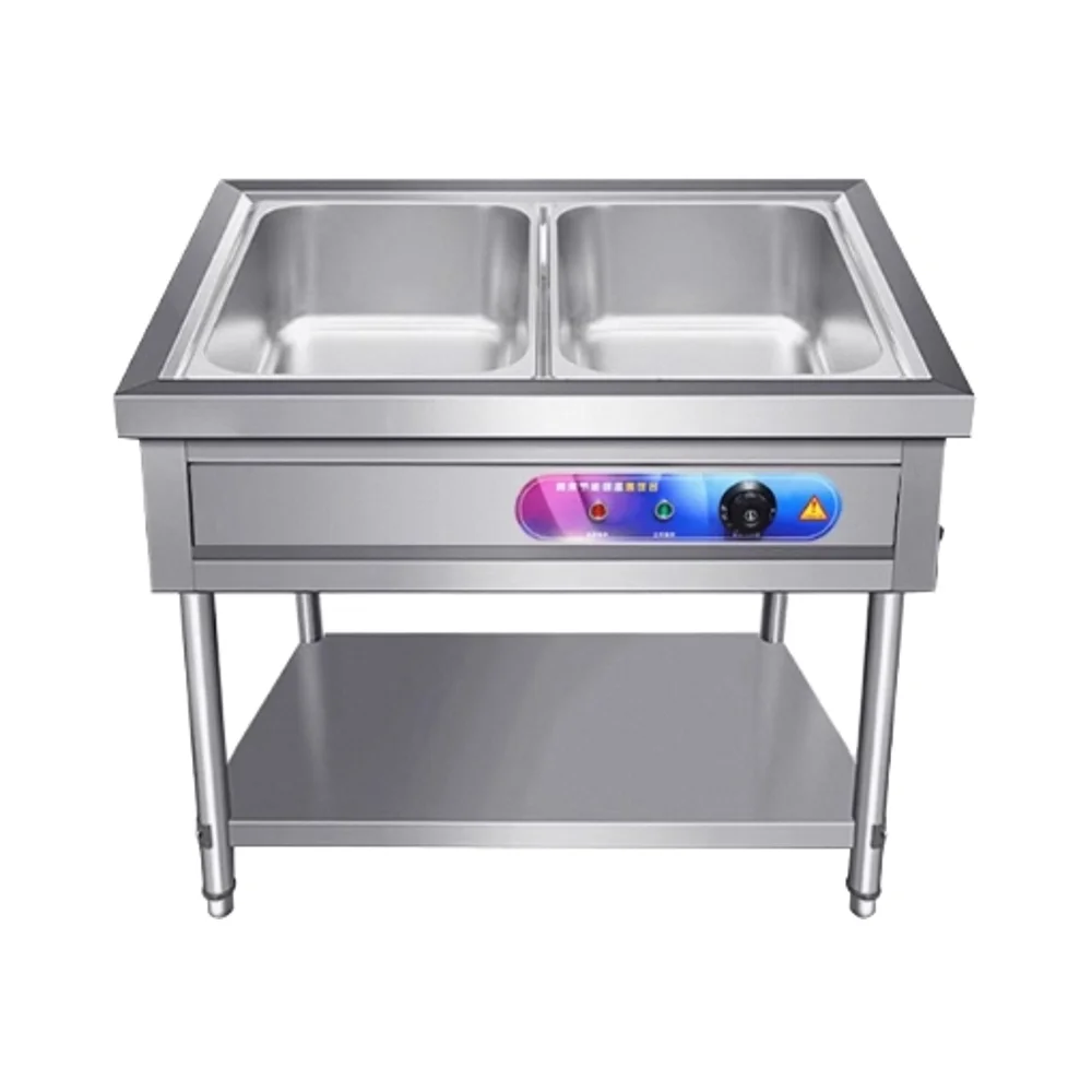 

Guard Catering Buffet Serving Equipment for Hotels and Restaurants Heated Mobile Food Station with Sneeze
