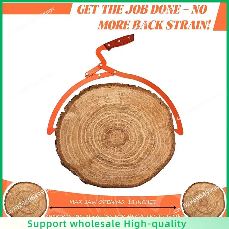 ABSF Log Tongs 13 Inch,Log Grabber, Log Lifter, Longging Tongs Loads Up To 330 Lbs, For Handling Dragging Carrying Tool