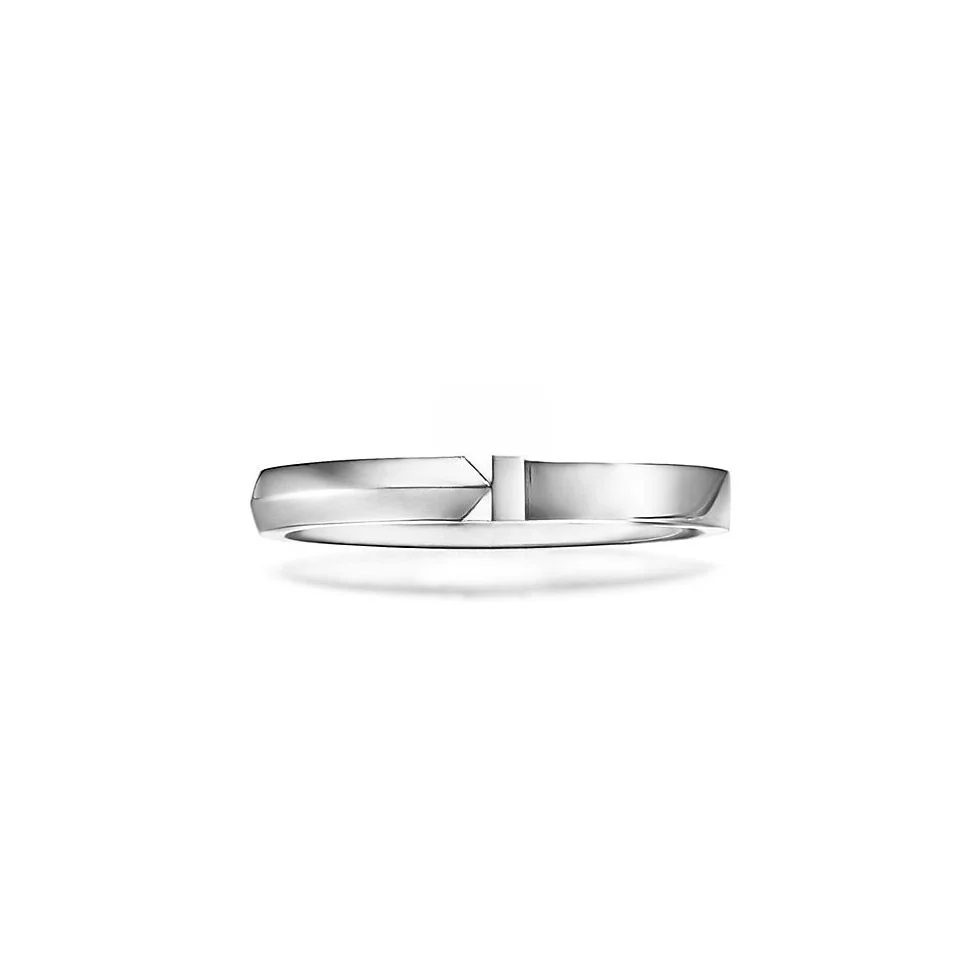 Simple Polished Smooth Finger Ring for Women Plain Band Stackable Minimalist Style Fashion Jewelry Elegant Accessory Daily Dating Wedding Promise Birthday Anniversary Party Gift for Her