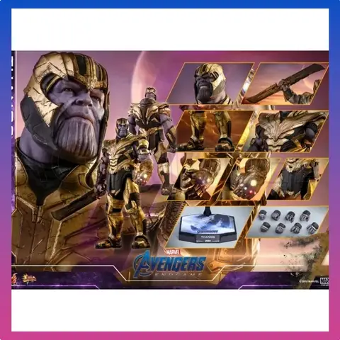 Original Hot Toys Thanos Action Figure 1/6 The Avengers 4 HT Thanos 3.0 MMS529 Anime Figure Endgame Model Toy Collection Gift