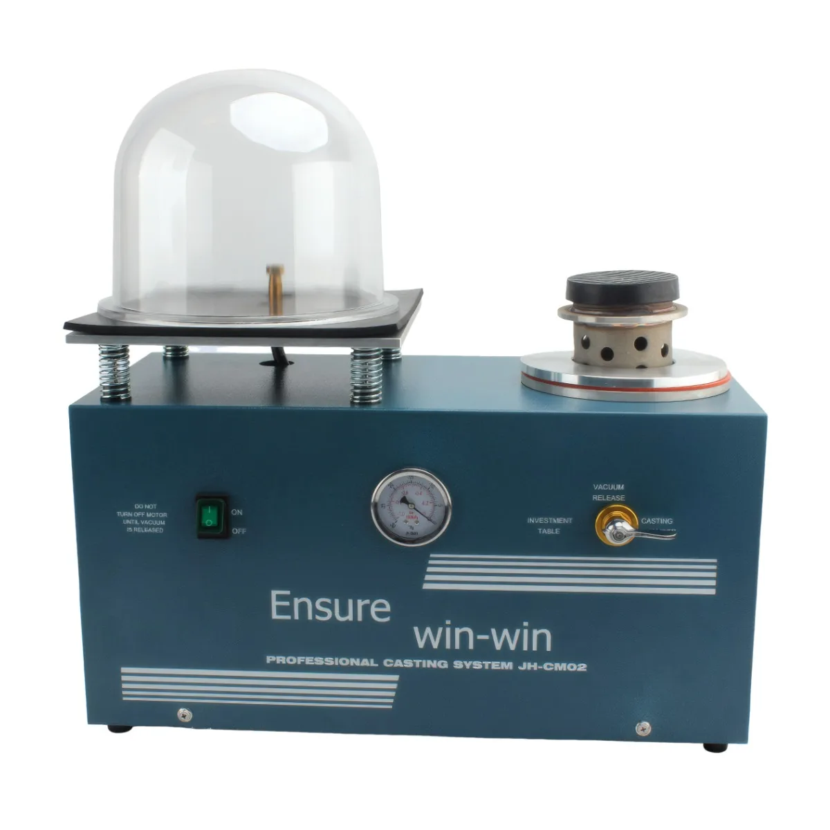 375W Compact Integrated Casting Machine Vacuum Suction Machine / Jewelry Plaster Mold Casting Equipment 220V/110V