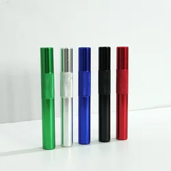 1pcs 5pcs High Quality Aluminium Alloy Tube Metal Straw Cool Gadget for Men Portable Multi-purpose