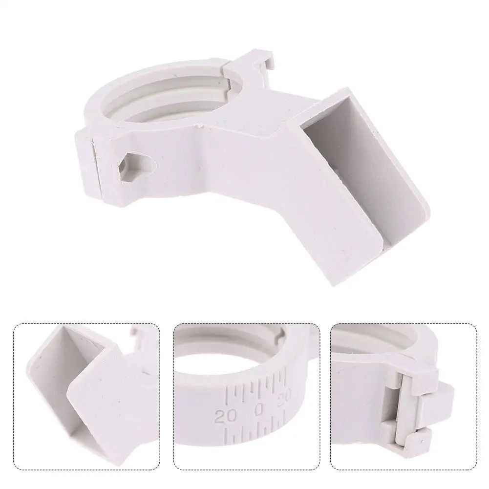 High Frequency Head Clamp TV Antenna Jig Bracket Clamp White KU Fixed LNB Plastic Mounting Thickened Tuner Jig Household