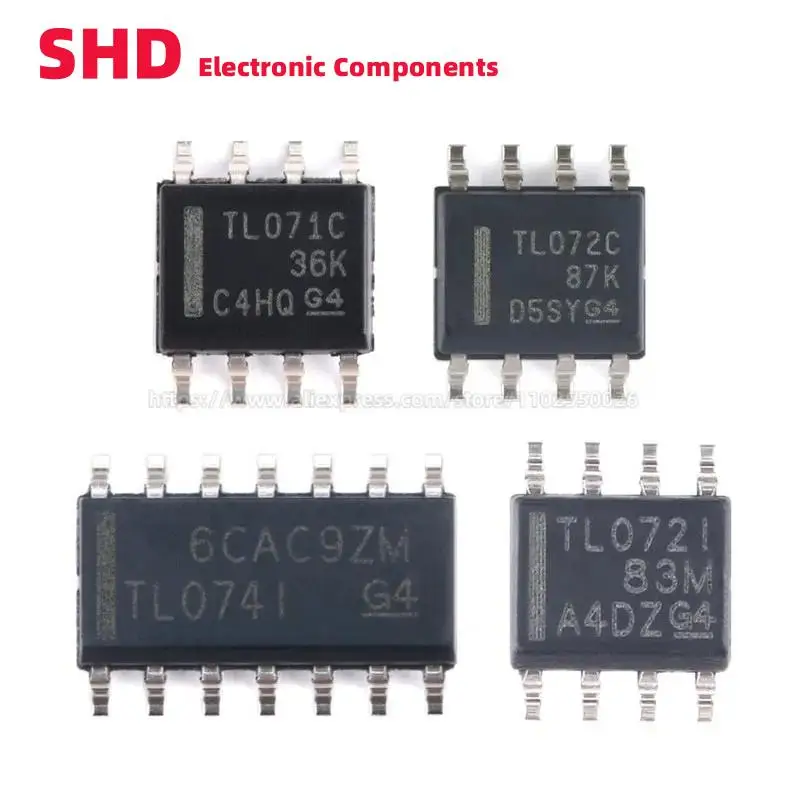 10PCS TL072CP TL074CN DIP TL071C TL071CDR TL072 TL072C TL072CDR TL072I TL072IDR SOIC-8 TL074 TL074C TL074I TL074CDR SOP14 SMD IC