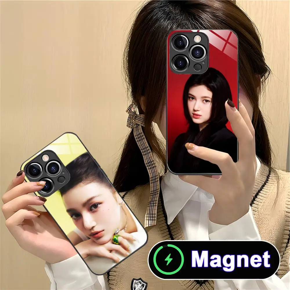 KPOP Danielle Marsh Phone Case for iPhone 17 16 15 14 13 12 11 Air Pro Max Plus Mini Glass Magnet Cover