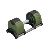 Manufactory Eco-friendly Gym Fitness Equipment 20KG 32KG Dumbbell Barbell Cement Adjustable Dumbbell Set