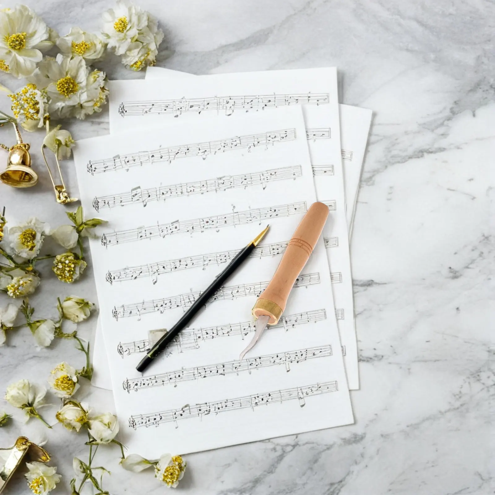 Professional Violin Groove Cleaning Knife Wooden Handle Luthier Repair Tool for Accurate Groove Shaping Cleanup and Sound