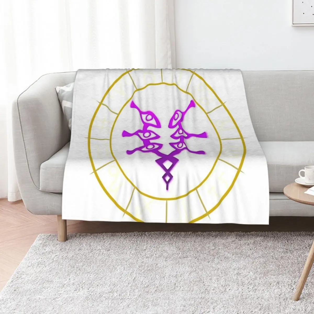 

Symbol Of Grima Throw Blanket Decorative Beds blankets and throws Weighted Plaid on the sofa Blankets