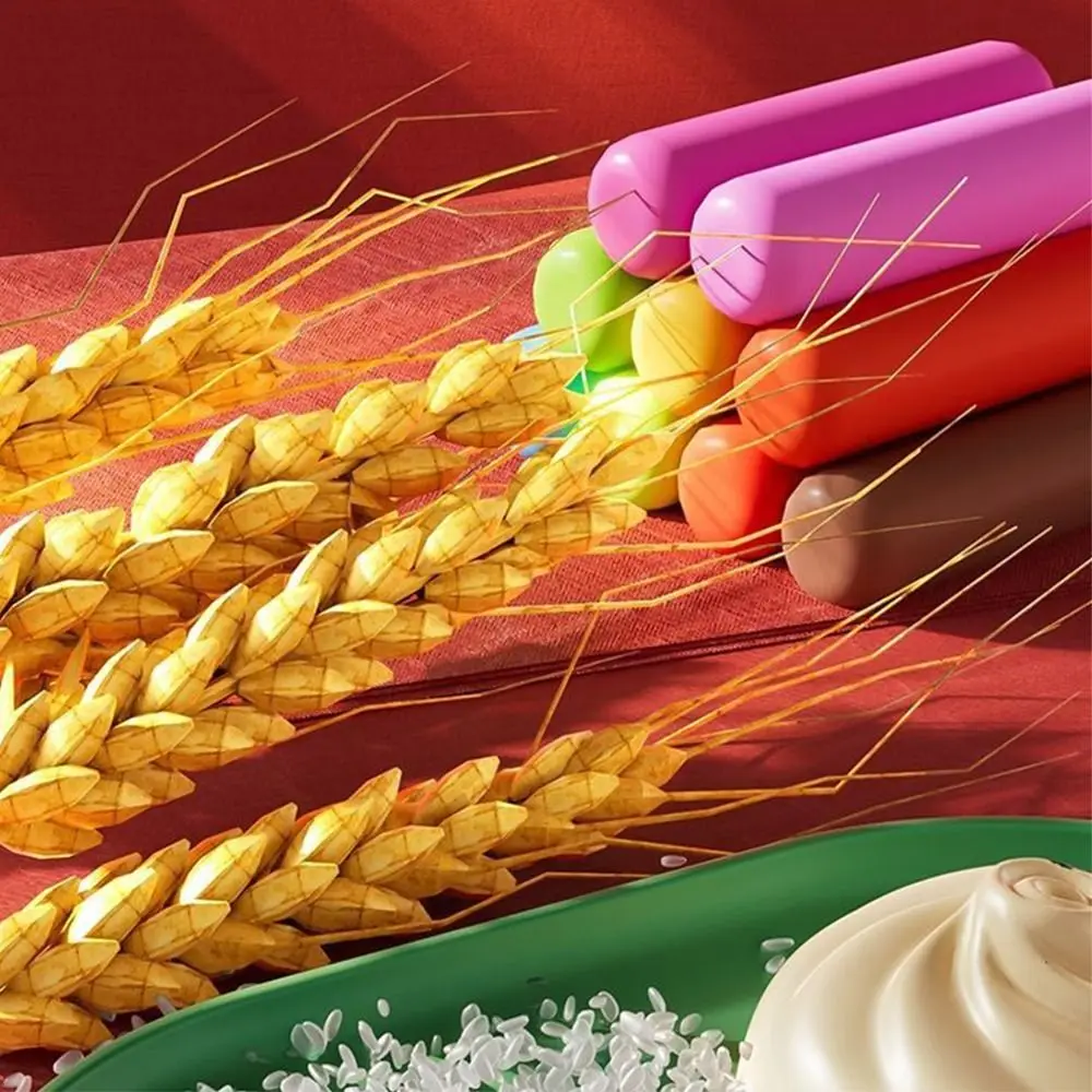 Tema alimentare cinese Simulazione Set da cucina 12/24/36 pezzi Argilla colorata Stampo in argilla Set di strumenti per plastilina Cibo simulato educativo