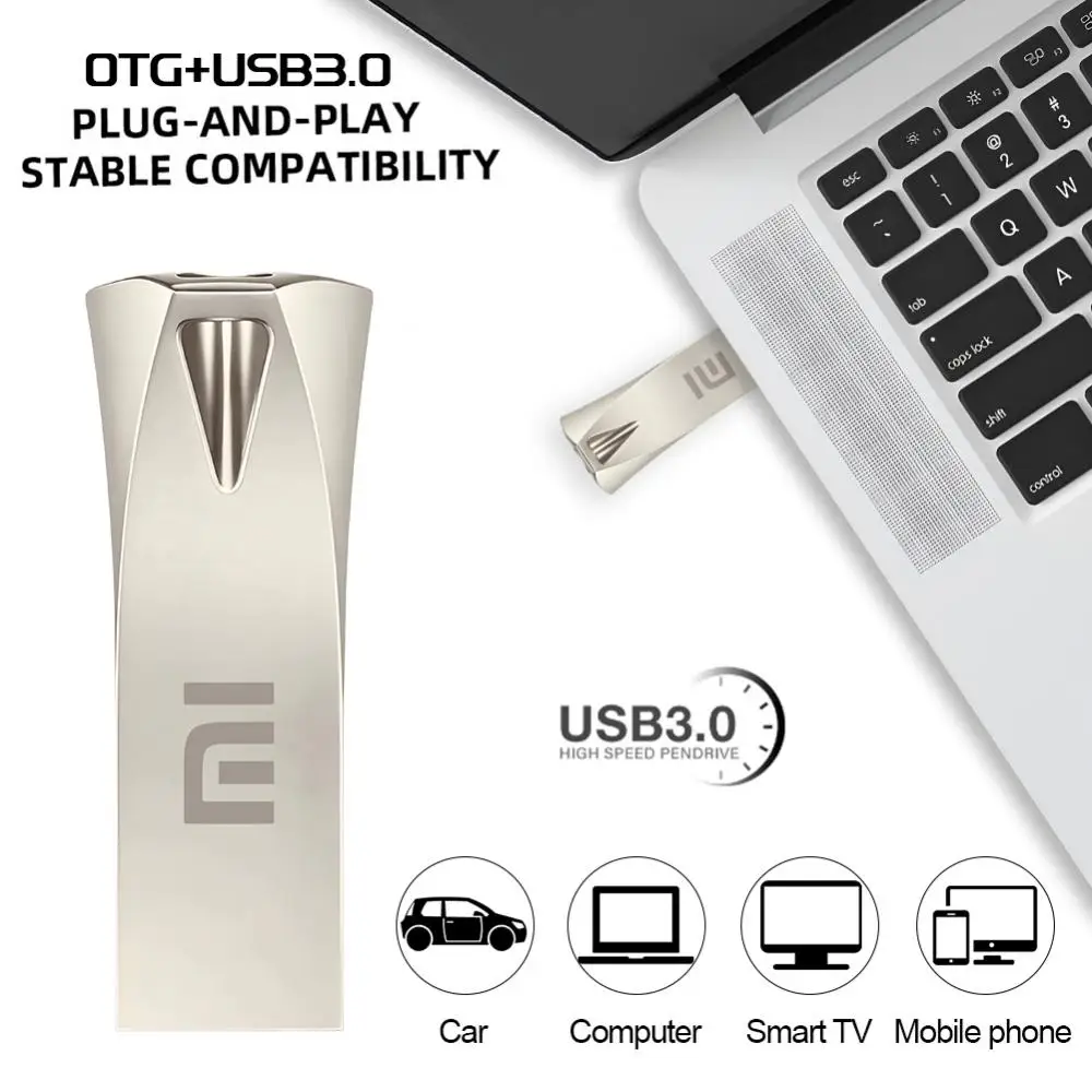 USB-флеш-накопитель Xiaomi, USB 512 Type-C, 1 ТБ, 256 ГБ, 128 ГБ, 3,0 Гб