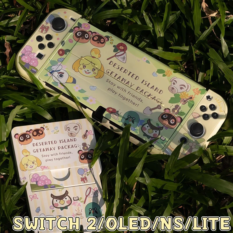 Neue Original Switch 2, Schutzhülle, Oled-Schutzhülle, Hartschale, Ns Animal Forest Cartoon Lite Shell, Anime-Spiel-Peripheriegeräte