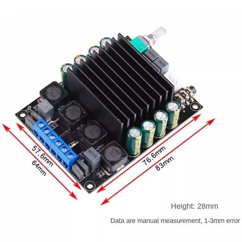 TDA7498 CAR AUDIO CAR DIGITAL AMPLIFIER BOARD HIFI HIGH POWER CLASS 2.0 DUAL CHANNEL 2X100W