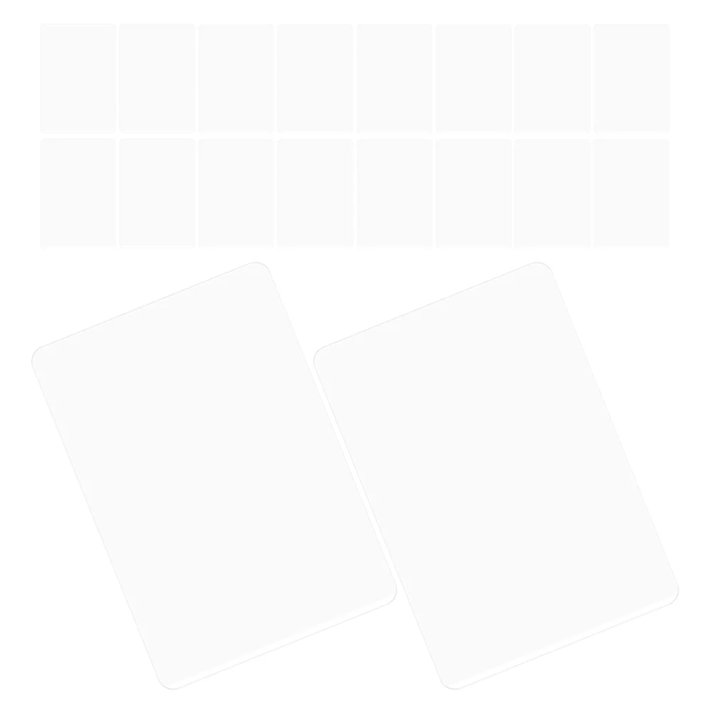 100 Pcs Photo Thermoplastic Film Waterproof Clear Protective Sealing Protection Transparent