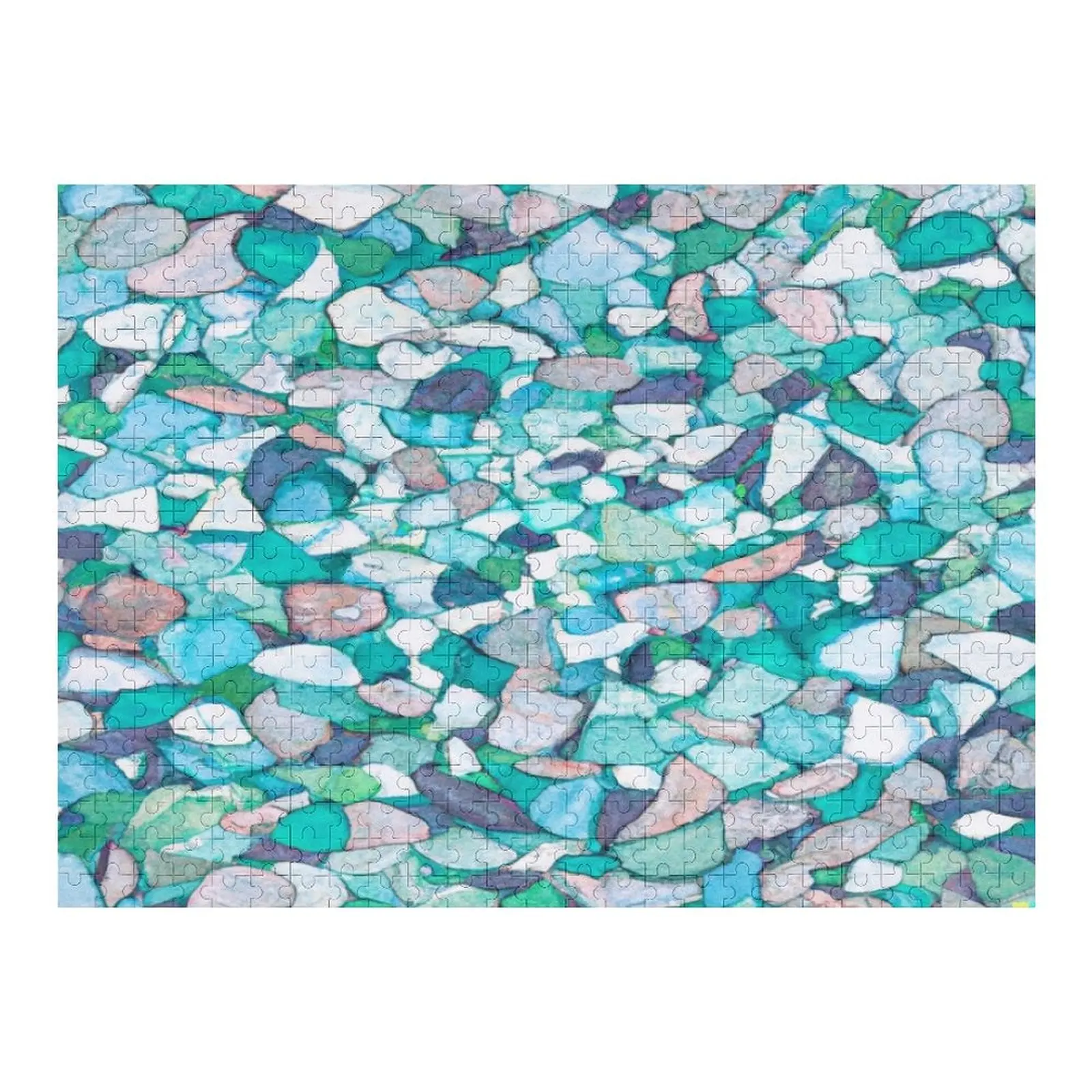 

Морской стеклянный витраж с принтом, головоломка с лесом для взрослых, произведения искусства, фото, персонализированные подарки, головоломка