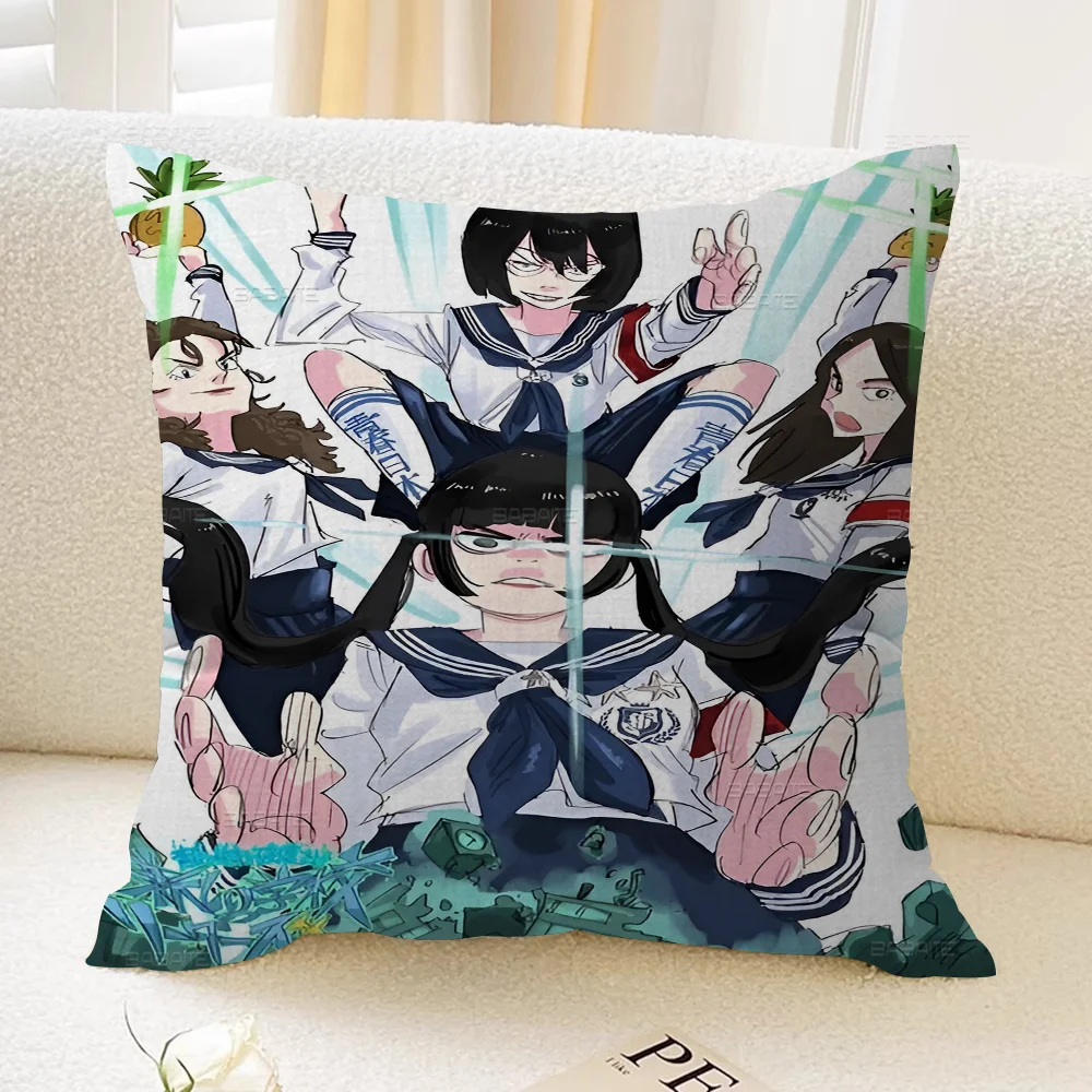 Atarashii Gakko Youth Band Pillow Gifts Home Office Furnishings Bedroom Sofa Car Cushion Cover case 45x45cm