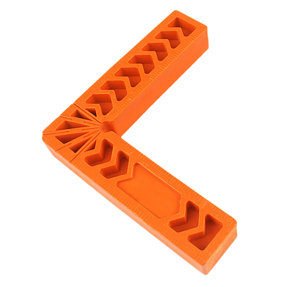 1pc Right Angle Ruler Fixator 90 Degree Plastic Measuring Tool For Woodworking Carpenter Square Diy Construction L-Square Ruler
