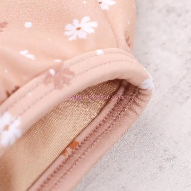 

R6FD UPF50+ Girls Floral Print Long Sleeve Swimsuit Little Girls Bathing Suit Gift