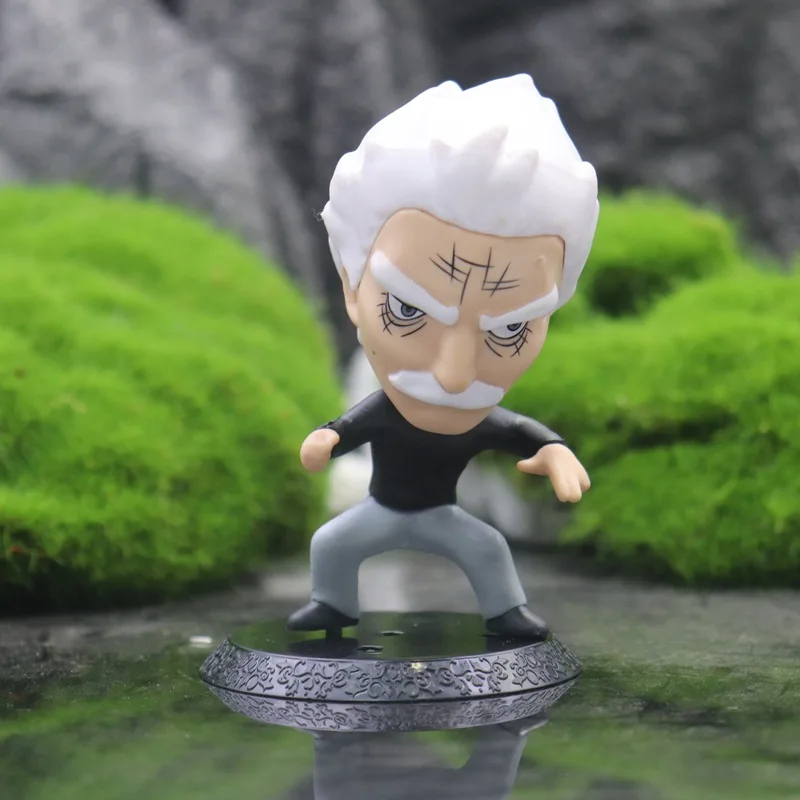 6 قطعة/المجموعة أنيمي واحد لكمة رجل نموذج لجسم تاتسوماكي سايتاما جينوس Kawaii Q-نسخة جمع حلية لعبة هدية