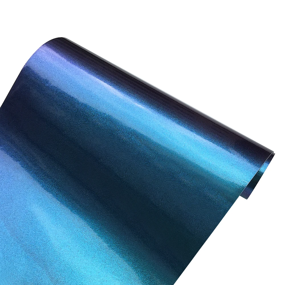 10/20*100cm Car Chameleon Vinyl Wrap Blue to Purple Pearl Tinting Film Chameleon Car Stickers Auto Motorcycle Car Accessories