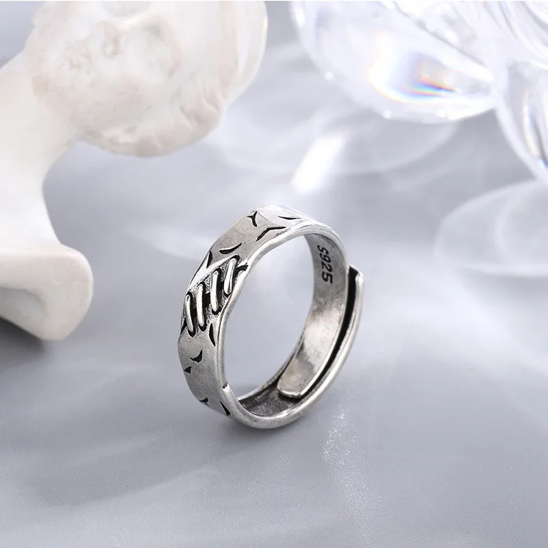 925 Silver Scar Rings Adjustable Rings For Women Engagement Luxury Jewelry  and  Money 925 Jewellery