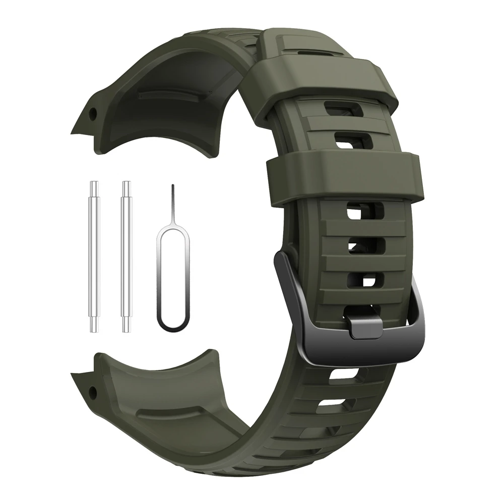 Geen gaten 26 mm siliconen band voor Garmin Instinct 2X Solar - Tactical Edition horlogeband vervangende accessoires - afbeelding 1