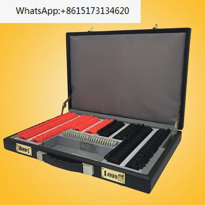 メガネ検眼装置眼科検眼レンズボックス検眼ボックスインサートボックス検査ディスク Huahui 266 プラスチックリング