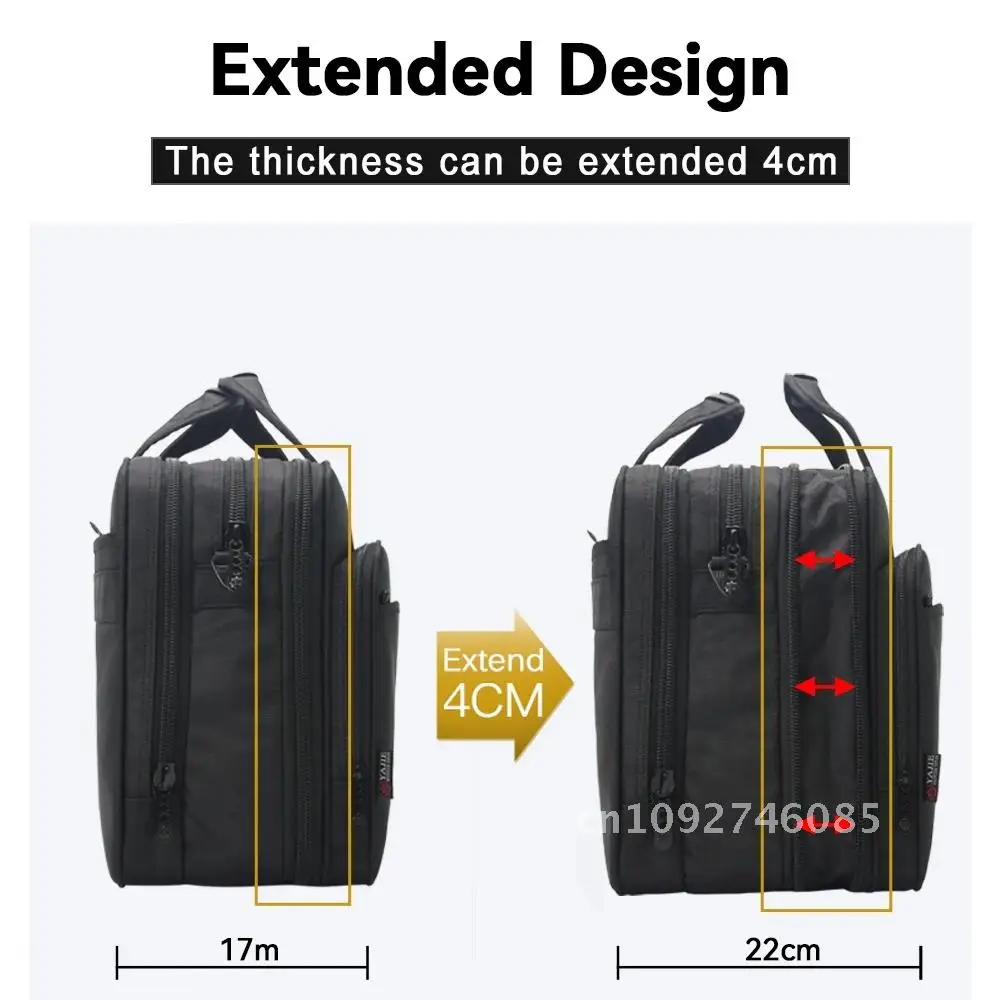 Large Capacity Briefcase Bag Men Business Bag 15.6 inch 17 Bags Shoulder Handbags Messenger inches Bag Bag 19 Canvas inch Laptop