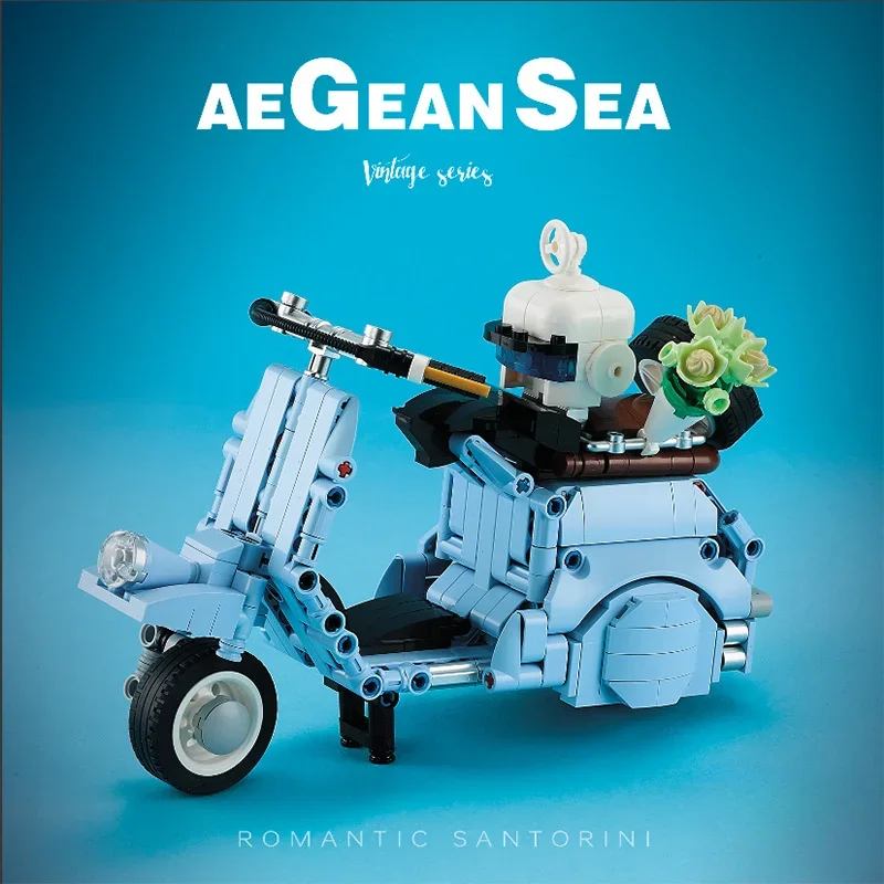 Blocs de Construction Moc Super moto et modèle de jouet de Construction, cadeaux pour enfants et Kit de modèle de moto pour garçons et filles