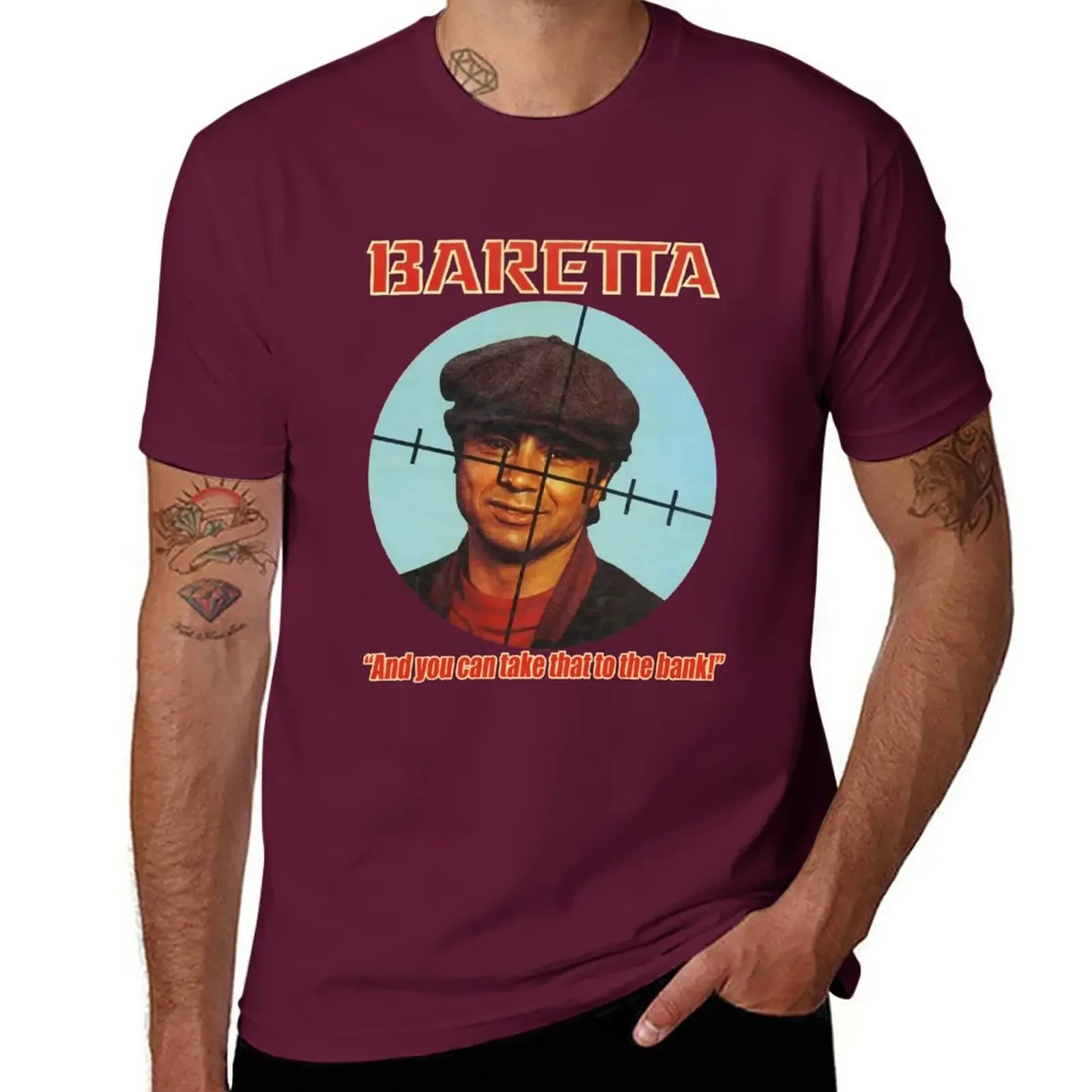 mens summer Tops Hattori Vietnam Marine Corps Baretta and you can take that to the bank  drying new edition Short sleeve tee men