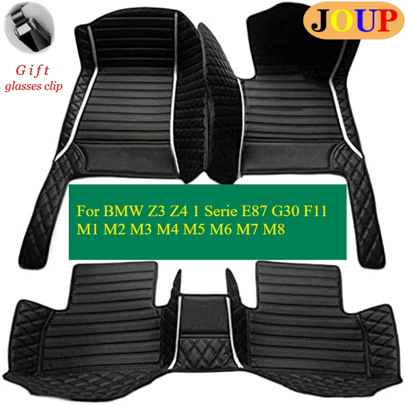 

For BMW Z3 Z4 1 Serie E87 G30 F11 M1 M2 M3 M4 M5 M6 M7 M8 Car floor mats Carpets Covers Left /Right Hand Drive