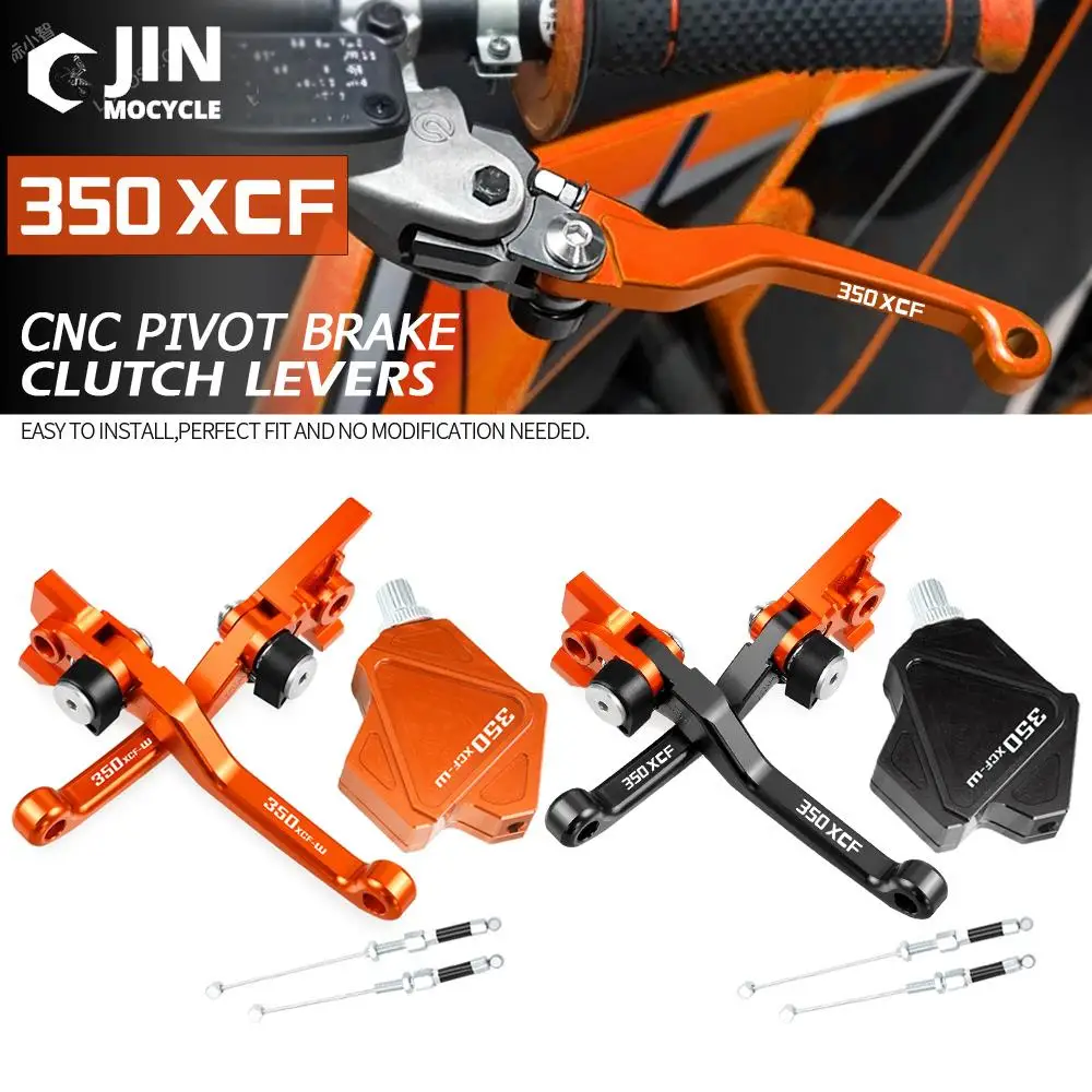 

Motorcross Dirt Bike CNC Brake Clutch Levers Stunt Clutch Pull Cable Lever Easy System For 350 XCF XCFW 2014 2015 2016 2017 2018