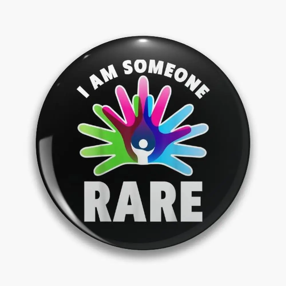 Rare Disease Day 2021 I Am Someone   Awareness  Pin Buttons Brooches  Jewelry Accessory Customize Brooch Fashion L