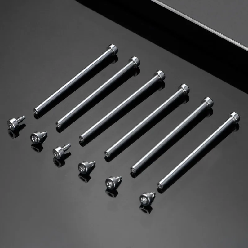 Stainless Steel Replacement Strap Adapter For Bell Ross BR01  Watchband  30MM Connector Shaft Ear Screw Rod Accessories