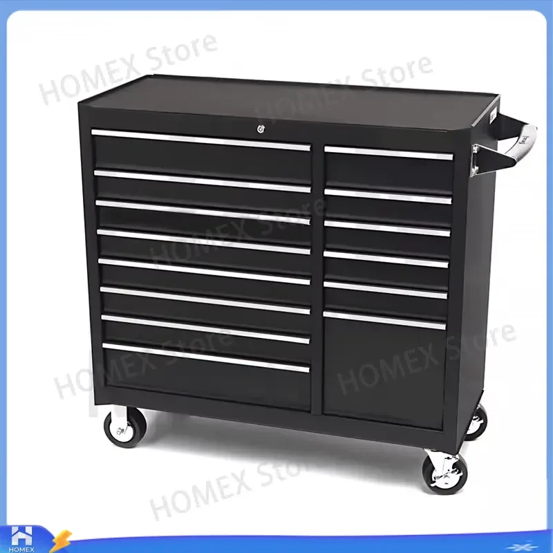 Mobile Workbench Tool Cabinet Rolling Tool Chest Cart Storage Organizer Workshop Garage Repair