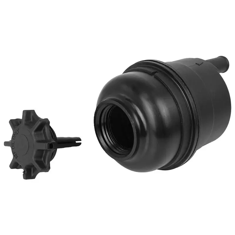 #39M Power Steering Reservoir Bottle,Power Steering Pump Reservoir Bottle W/ Cap 32416851217 / 32411097164 (Black)