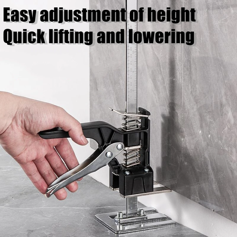 Labor Saving Arm Jack Elevator 12 Inch Drywall Lift Wall Tile Locator 0-145 mm Height Adjuster Multi-Function Cabinet Jack Board