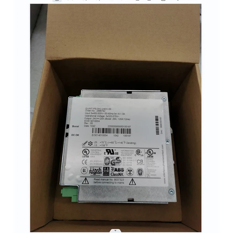 2866792 Power Supply Unit - QUINT-PS/3AC/24DC/20