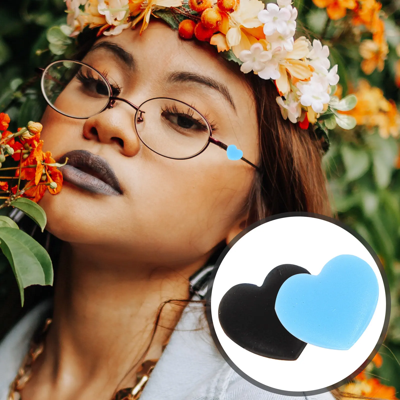 

Anti Skid Glasses Ear Hooks Silicone Eyeglass Grips For Sports Outdoor Activities Keep Eyewear From Slipping Lightweight