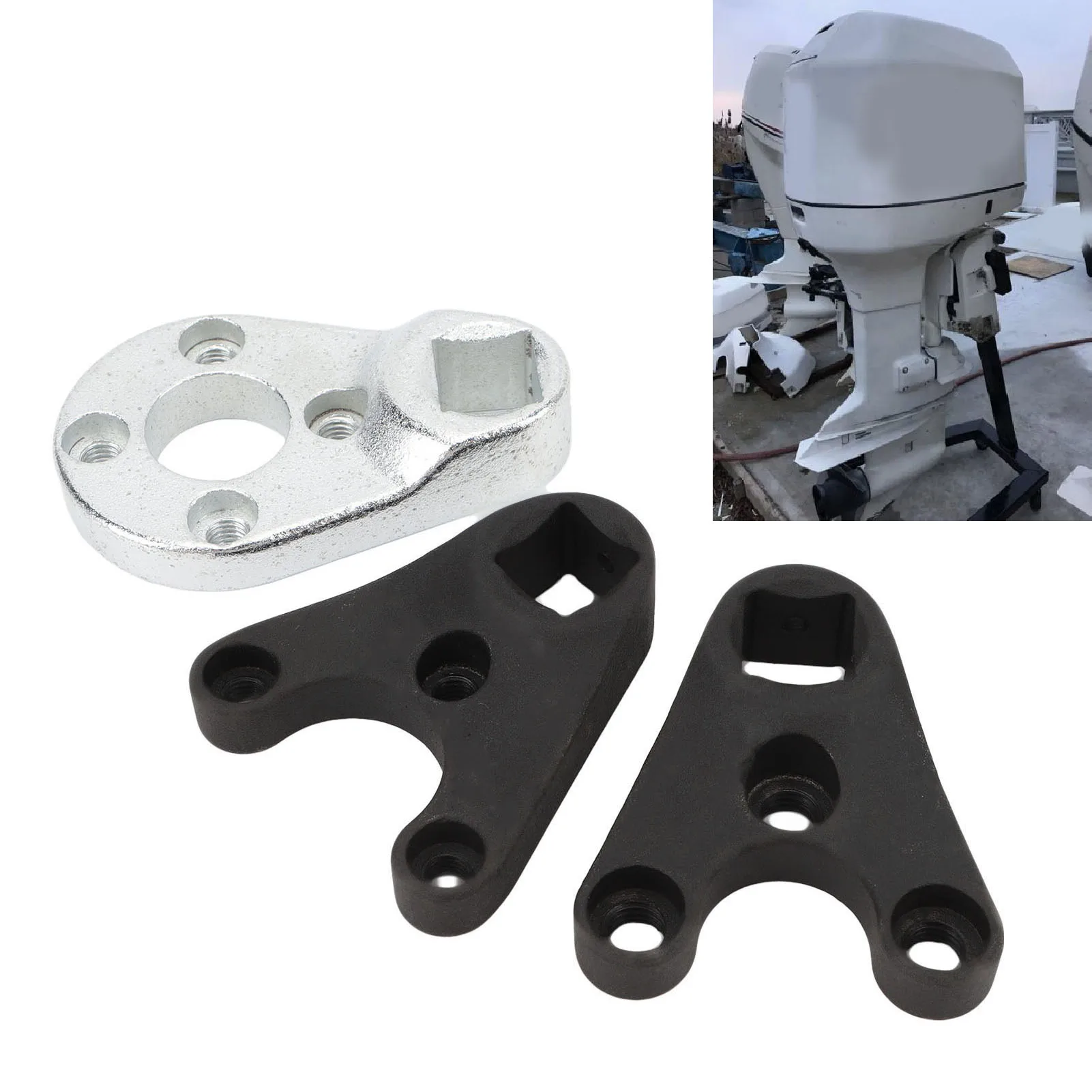 

Набор ключей для наклонного штифта подвесного двигателя MT0004 Инструмент для наклонного штифта триммера для F115–F150 F175–F200 I4 2-тактный от 115 до 225 л.с. VMAX