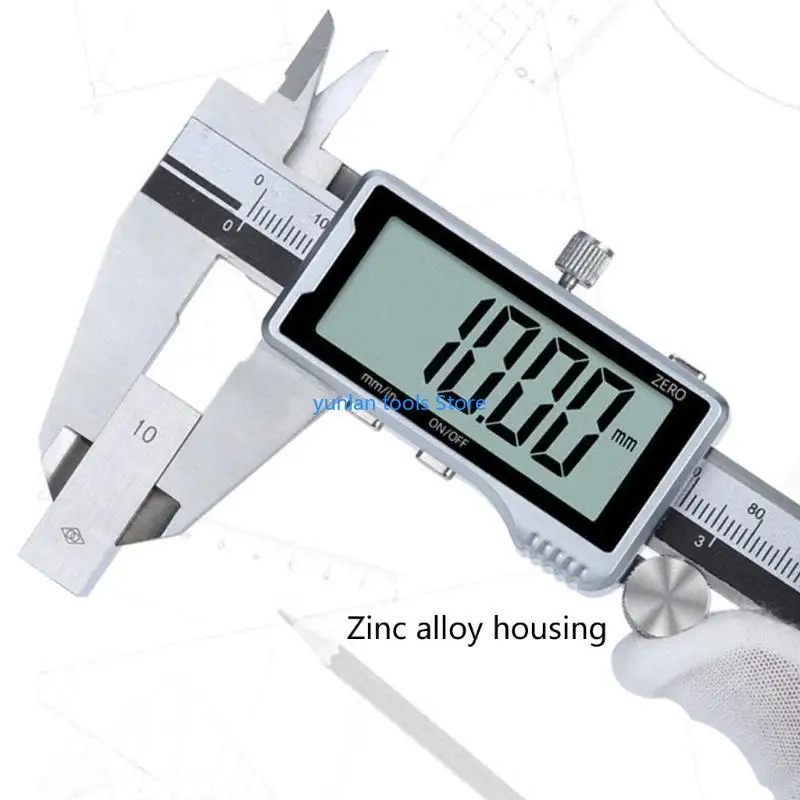 

50LB Electronic Digital Vernier-Caliper Gauge Micrometer-Measuring Tool Digital Ruler