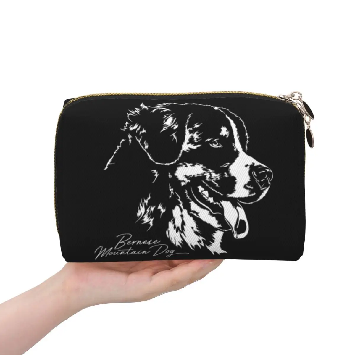 

Kopie Von Бернский горный собака женские косметички дорожный органайзер для макияжа сумка для хранения туалетных принадлежностей Dopp Kit Box