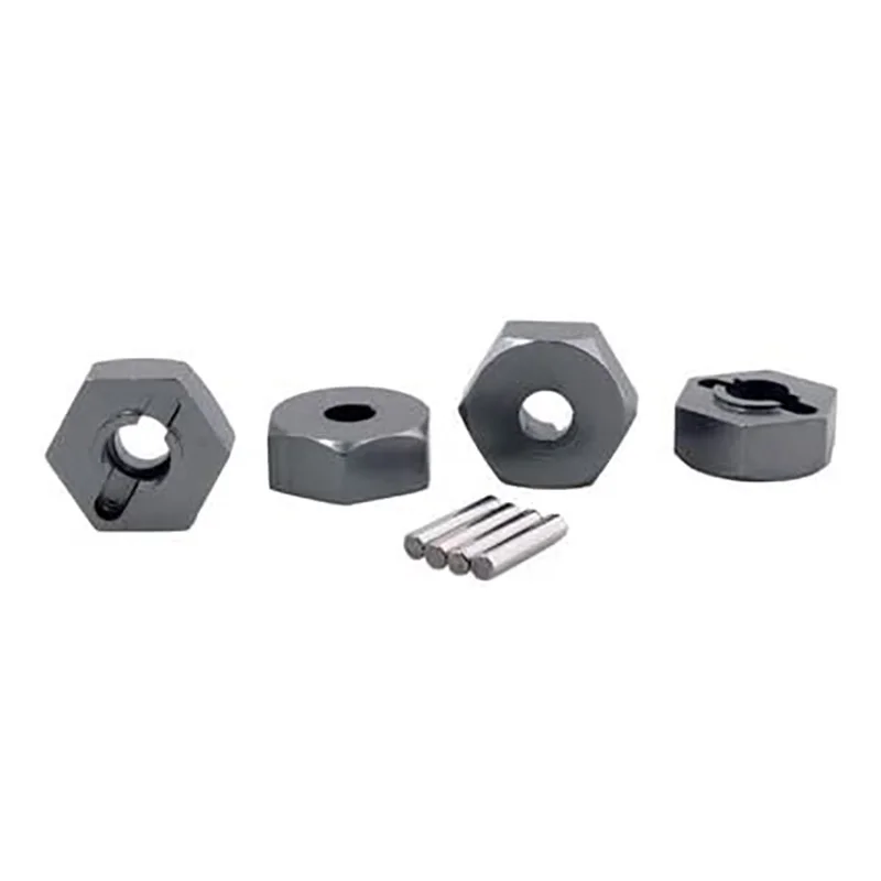 Hexagon Wheel Seat Connector, Hexagon Combined Rim 12mm Metal Adapter 5.0 Thick Pin Delivery Connector is Applicable to 1/18 Wlt