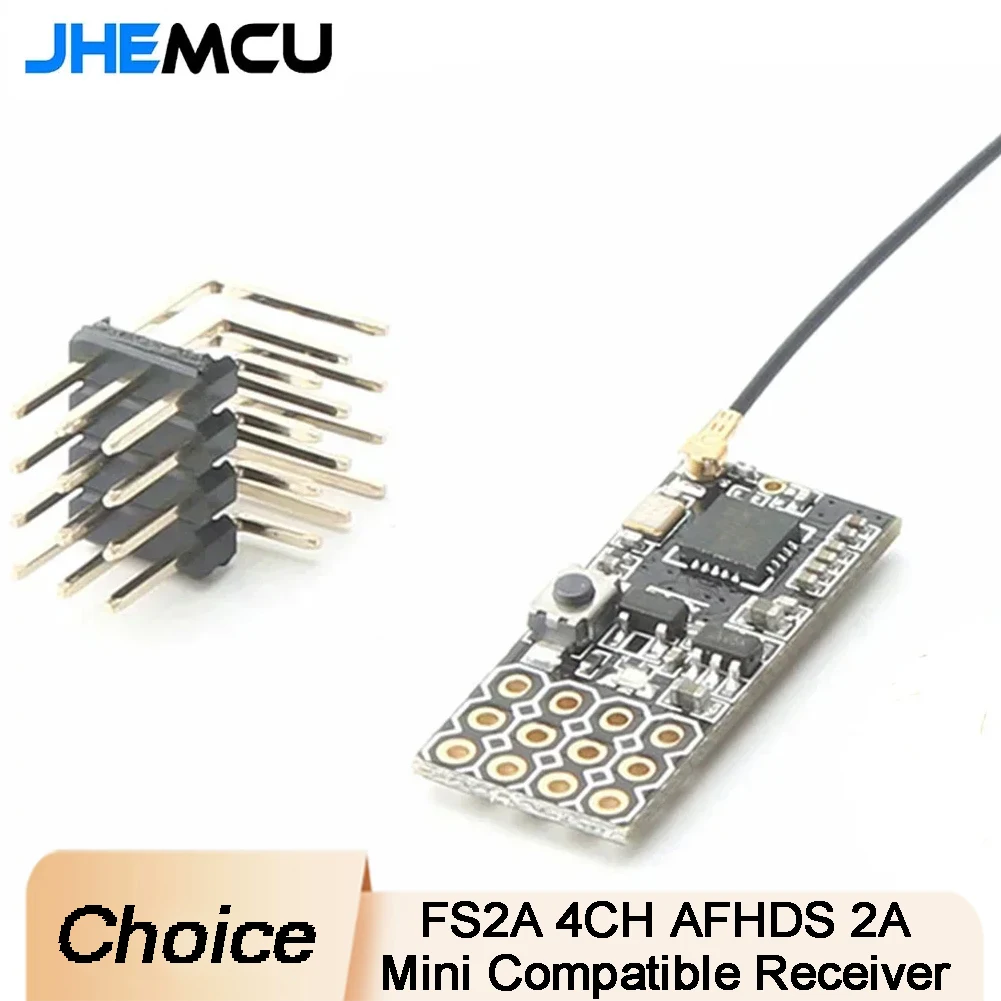 FS2A 4CH AFHDS 2A Mini Receiver PWM Output for Flysky I6 I6X I6S Transmitter RC Drone Parts