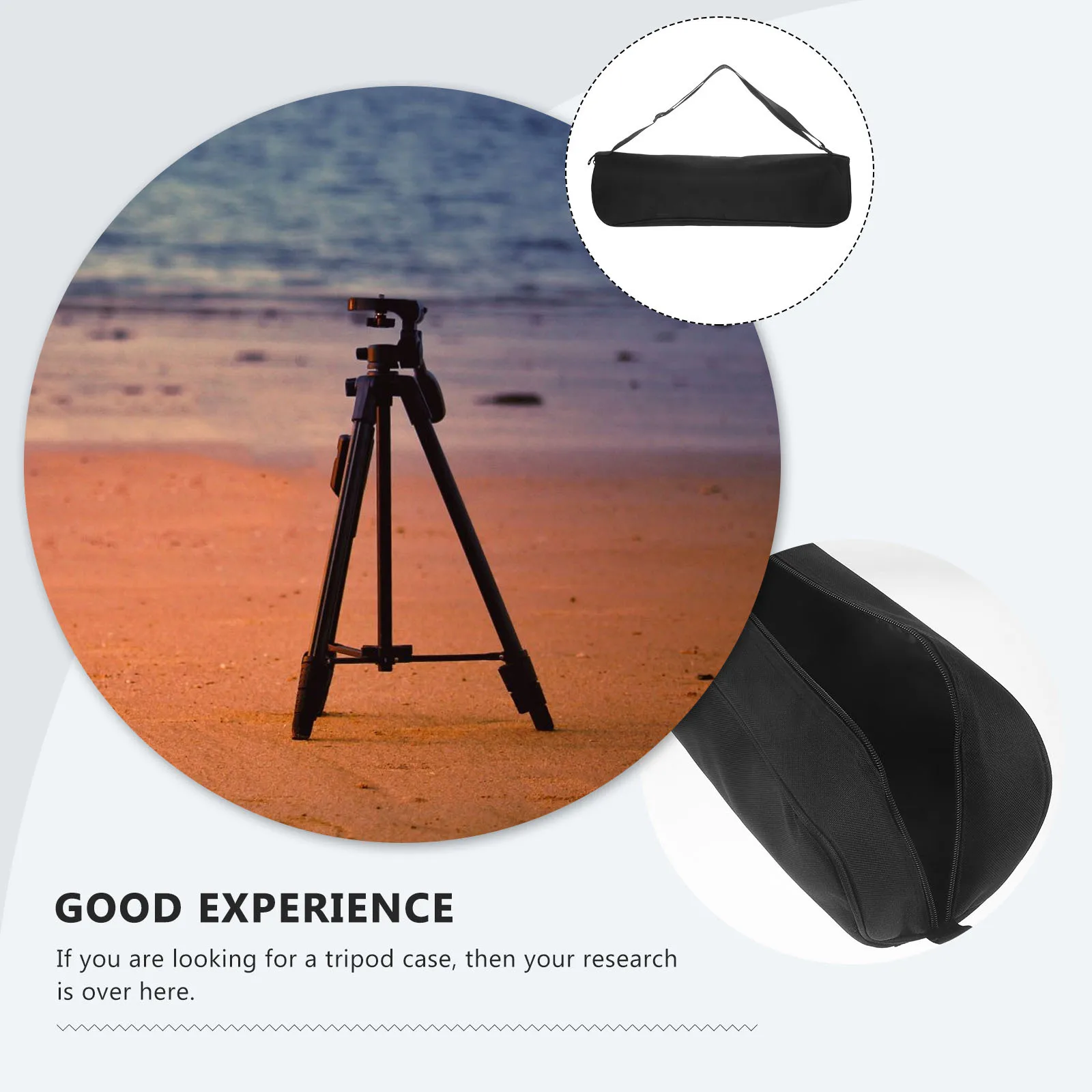 

Tripod Storage Bag Load Bearing Light Stand One Shoulder Carrying Case Camping Nylon