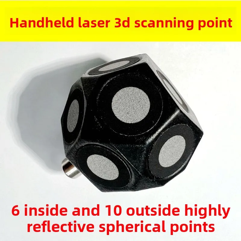 Highly Reflective Spherical Marker Balls with Internal 6mm Magnet for Handheld 3D Laser Scanners
